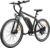 Jasion EB5 Electric Bike for Adults with 360Wh Removable Battery, 40Miles 20MPH Commuting Electric Mountain Bike with 350W Brushless Motor, 7-Speed, 26″ Tires and Front Fork Suspension